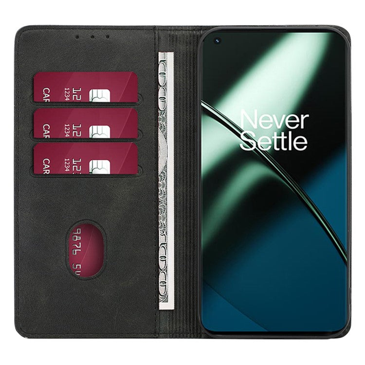 For OnePlus Nord CE3 5G Case Shockproof Leather Phone Cover - Black