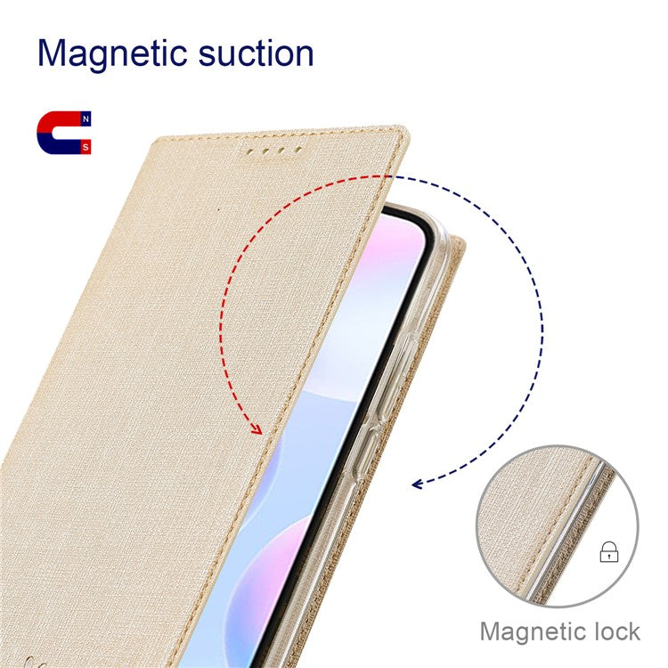 VILI DMX Series For Oppo Reno10 5G (Global) / Reno10 Pro 5G (Global) Case Card Holder Leather Cover - Khaki