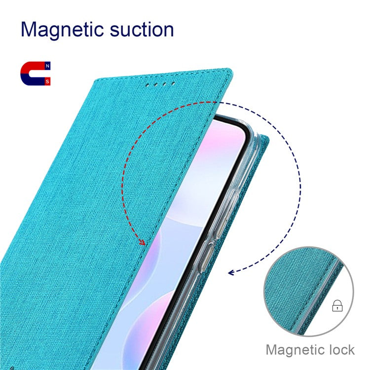 VILI DMX Series For Oppo Reno10 5G (Global) / Reno10 Pro 5G (Global) Case Card Holder Leather Cover - Blue