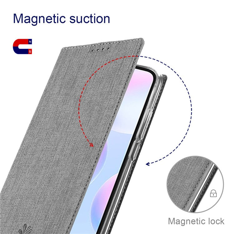 VILI DMX Series For Oppo Reno10 5G (Global) / Reno10 Pro 5G (Global) Case Card Holder Leather Cover - Grey