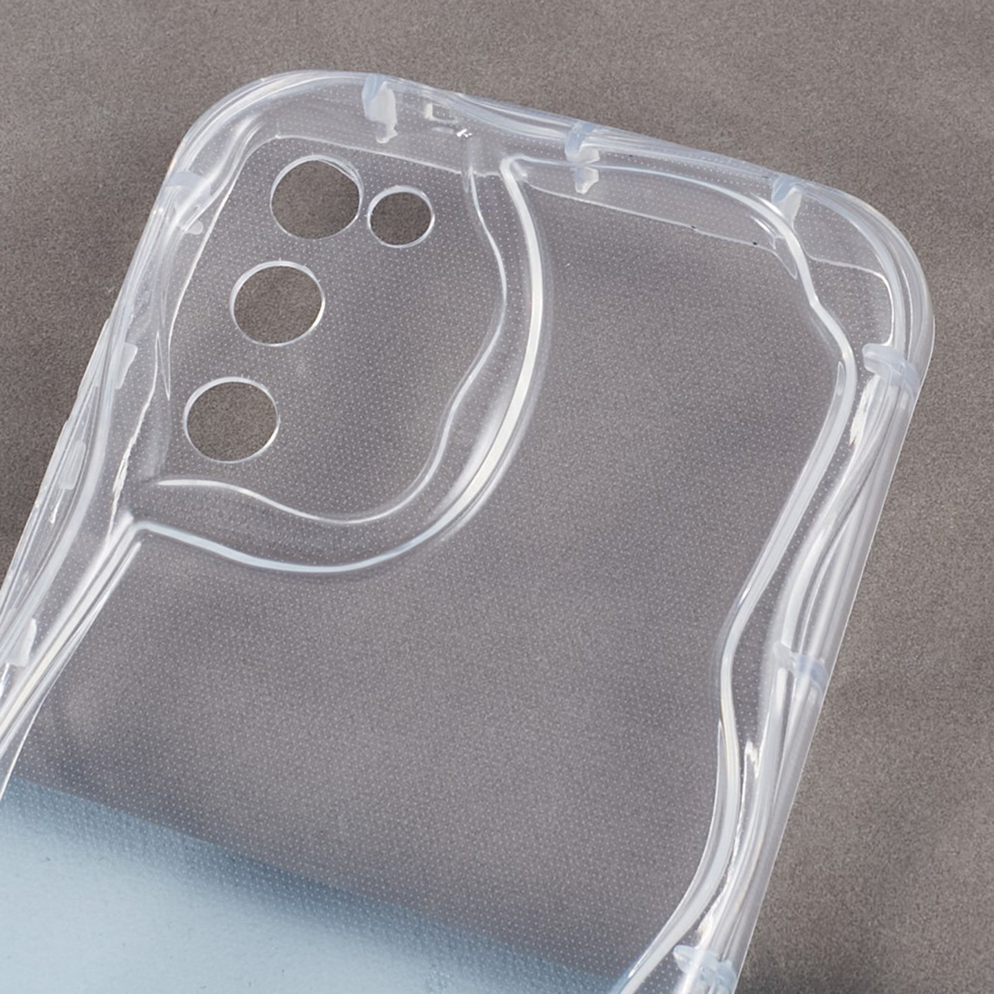 YX Series For For Samsung Galaxy S20 FE 5G / S20 FE / S20 FE 2022 / S20 Lite Case Creative Wave Shape TPU Precise Cutout Phone Shell - Transparent