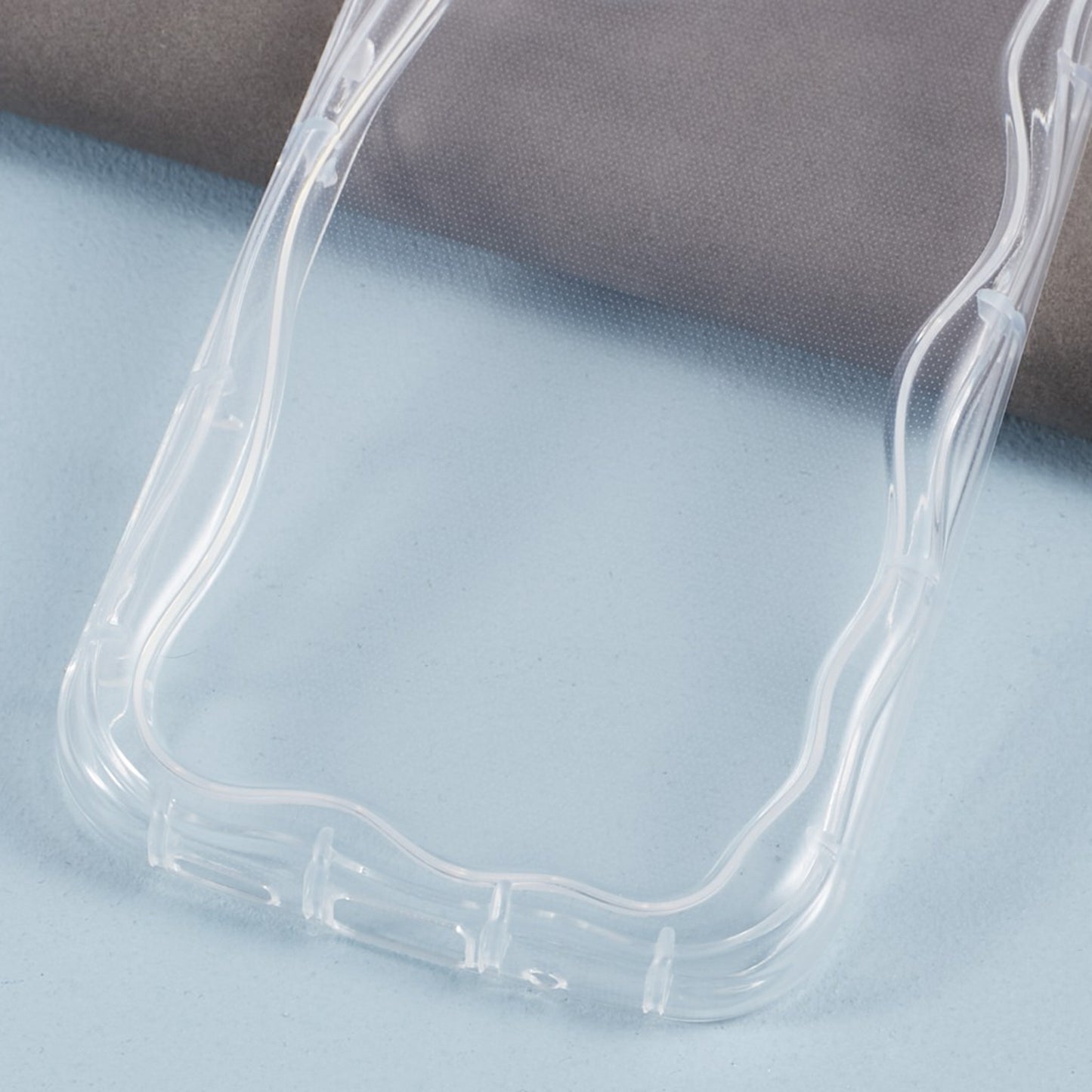 YX Series For For Samsung Galaxy S20 FE 5G / S20 FE / S20 FE 2022 / S20 Lite Case Creative Wave Shape TPU Precise Cutout Phone Shell - Transparent