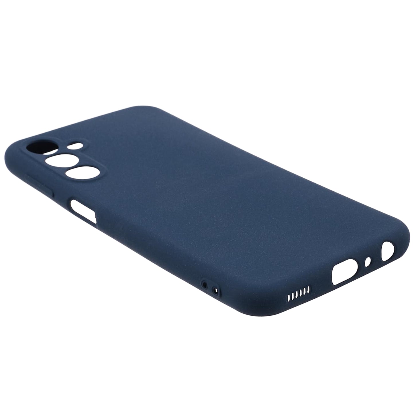 For Samsung Galaxy M34 5G / F34 5G Case TPU Double-Sided Matte Phone Shell Cover - Navy Blue
