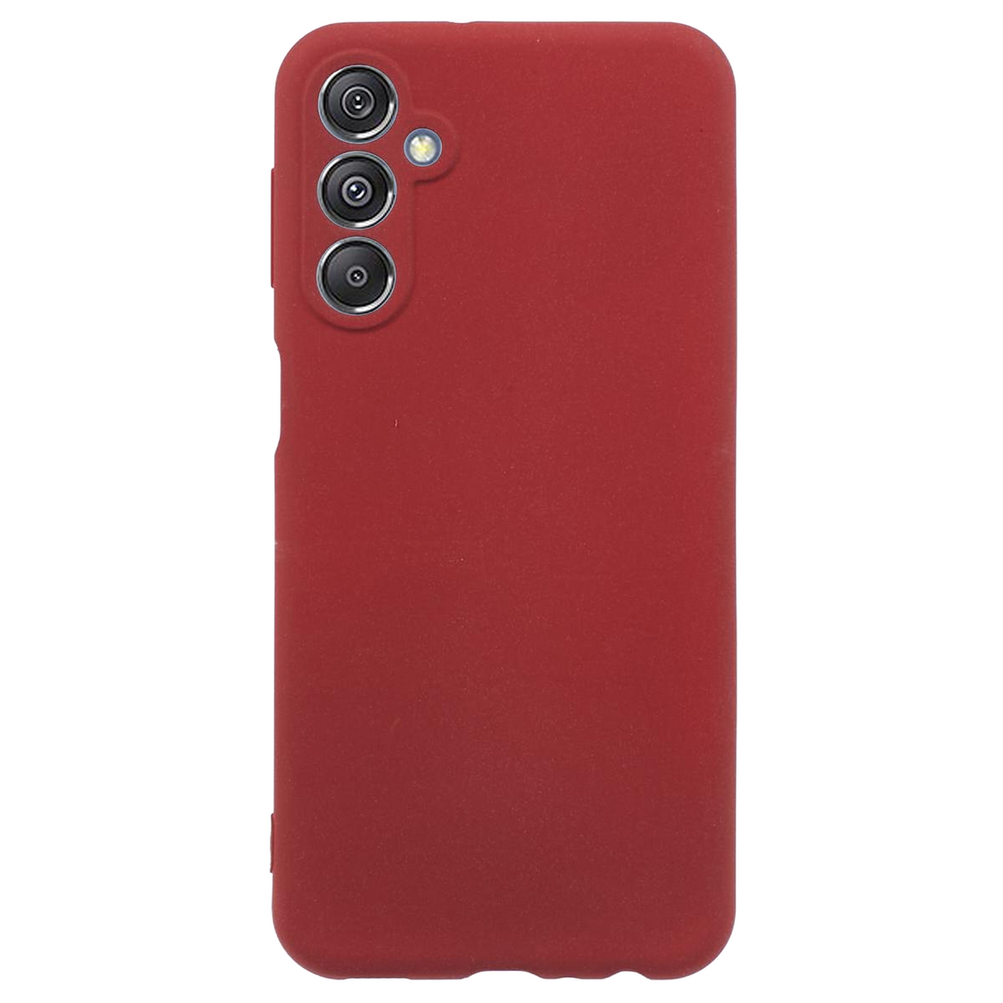 For Samsung Galaxy M34 5G / F34 5G Case TPU Double-Sided Matte Phone Shell Cover - Wine Red