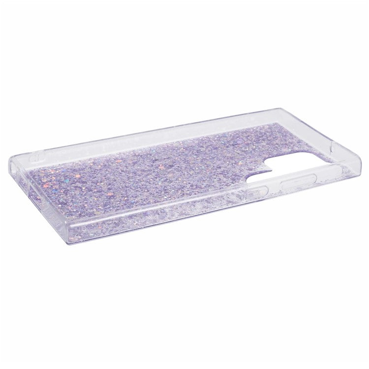 For Samsung Galaxy S23 Ultra Case TPU Glitter Sparkle Phone Cover - Purple