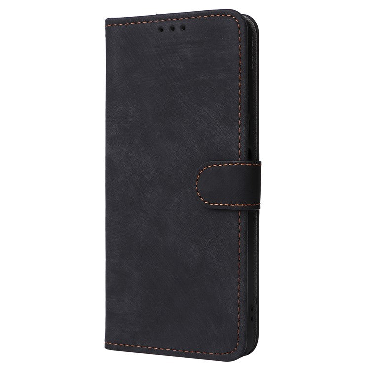 For Oppo A79 5G / A2 5G / OnePlus Nord N30 SE 5G Cell Phone Case with Strap RFID Blocking PU Leather Flip Cover - Black