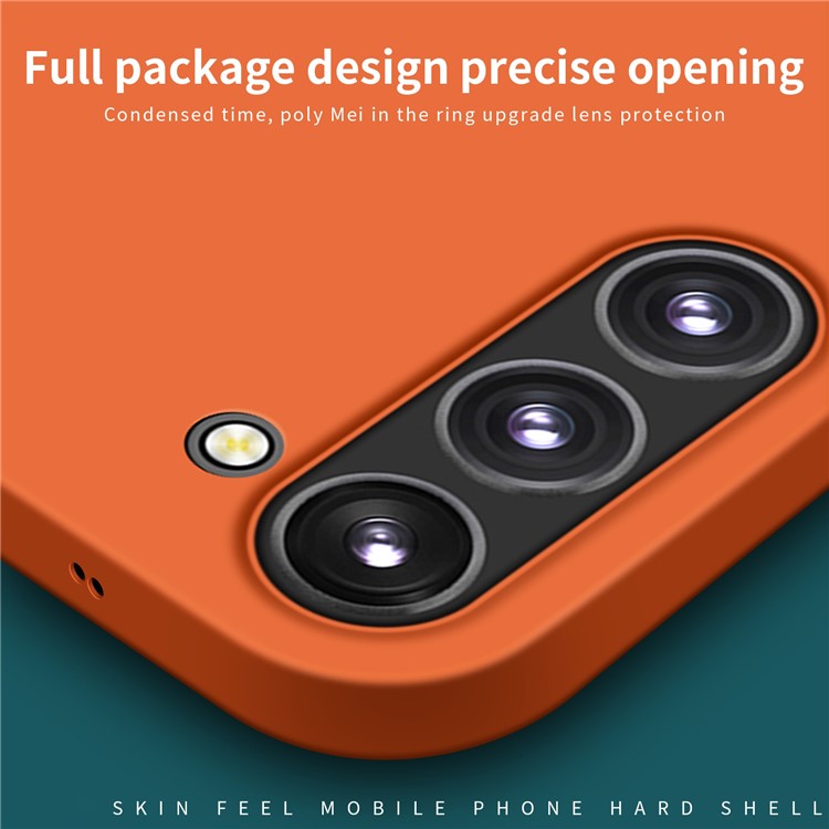 MOFI JK Qin Series For Samsung Galaxy S24+ Case Skin-touch TPU+Acrylic Phone Guard Cover - Green