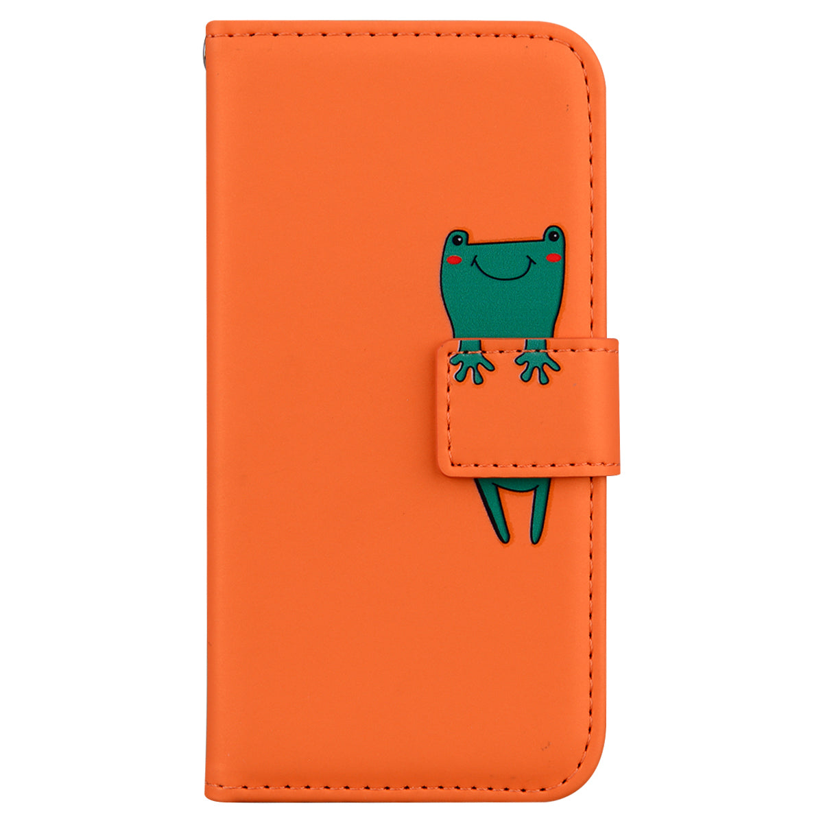For Samsung Galaxy M34 5G / F34 5G Cartoon Animal Pattern Wallet Leather Cover Cell Phone Cases - Orange