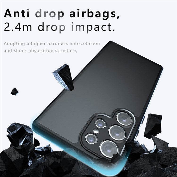 For Samsung Galaxy S23 Ultra Phone Case Anti-drop Matte Skin-touch Phone Cover