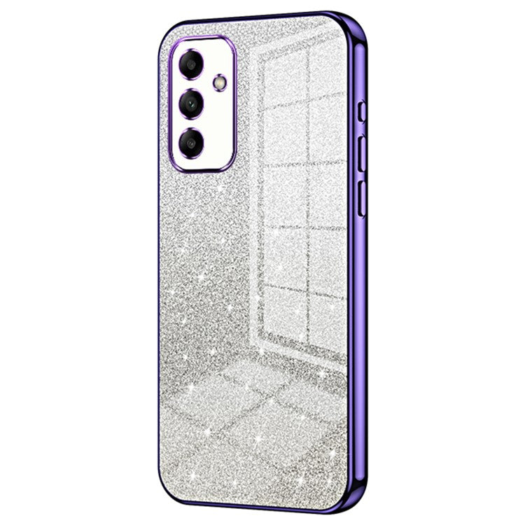 TPU Cover for Samsung Galaxy A05s 4G Precise Cutout Electroplating Cell Phone Case - Purple