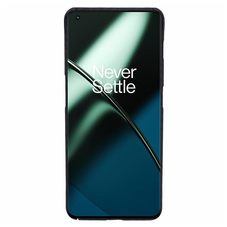 For OnePlus 11 5G Case 1500D Coarse Texture Precise Lens Cutout Black Aramid Fiber Cell Phone Cover