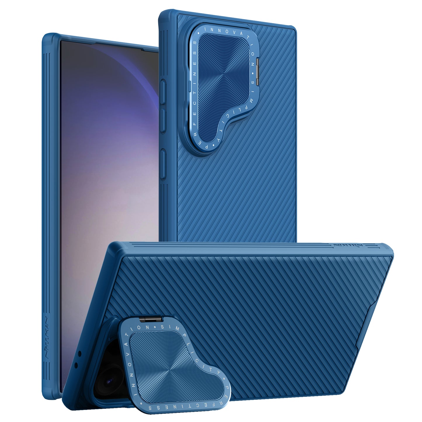 NILLKIN CamShield Prop Series for Samsung Galaxy S24 Ultra Case Lens Protection Phone Cover - Blue