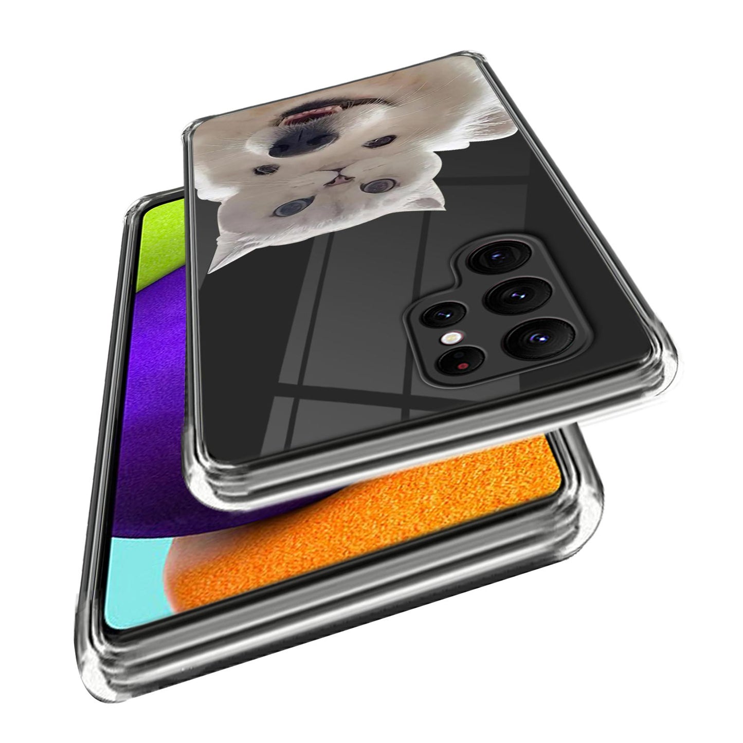 For Samsung Galaxy S24 Ultra Phone Case Pattern Printing Soft TPU Cover - Cat / Dog