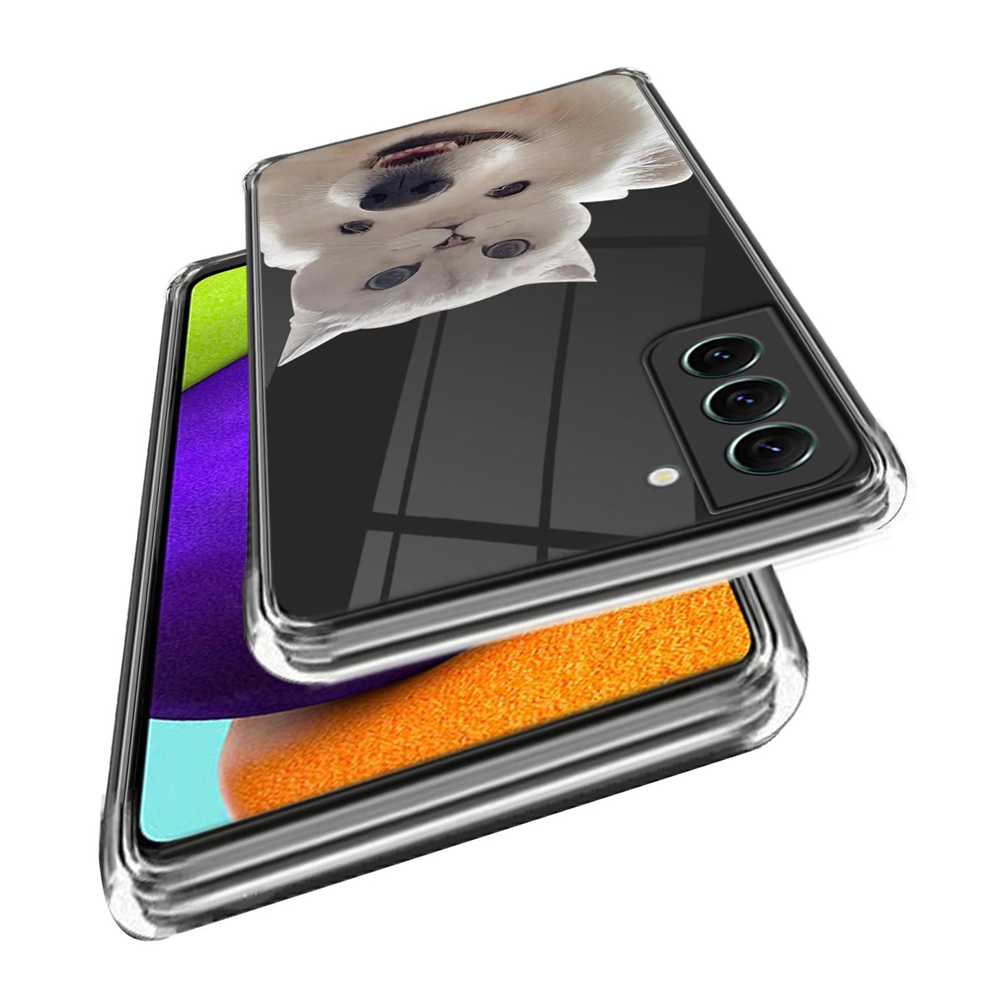 For Samsung Galaxy S24+ TPU Case Anti-scratch Pattern Printing Phone Cover - Cat / Dog