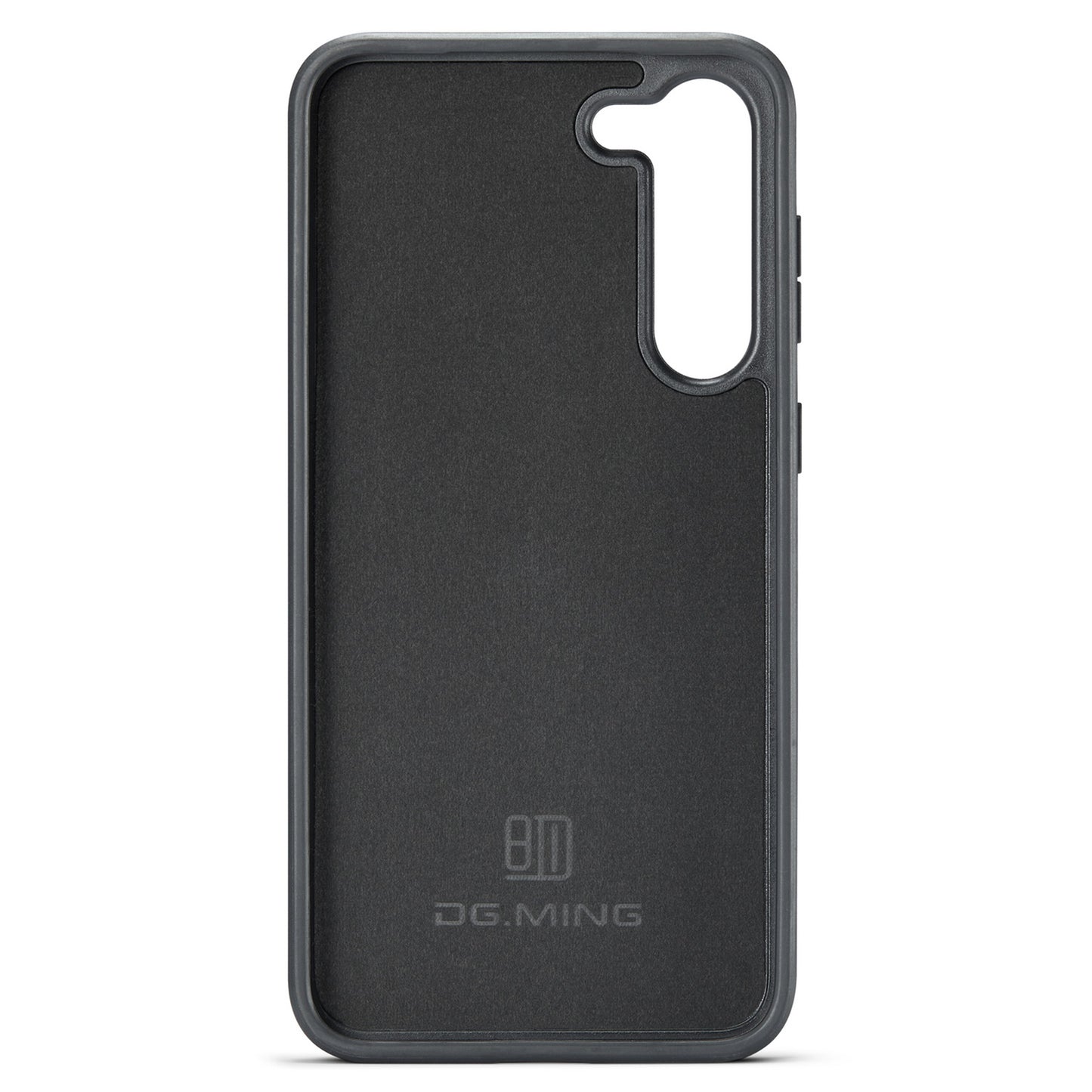 DG.MING For Samsung Galaxy S24 Case Anti-drop PU Leather Coating Phone Back Cover - Brown