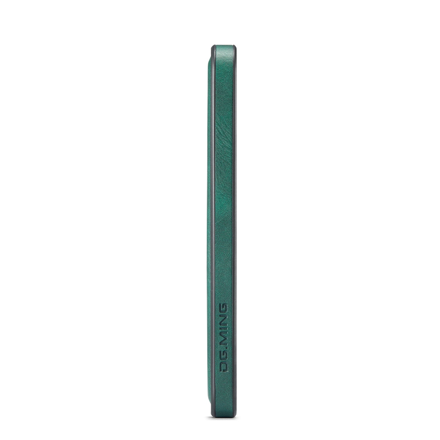 DG.MING For Samsung Galaxy S24 Case Anti-drop PU Leather Coating Phone Back Cover - Green