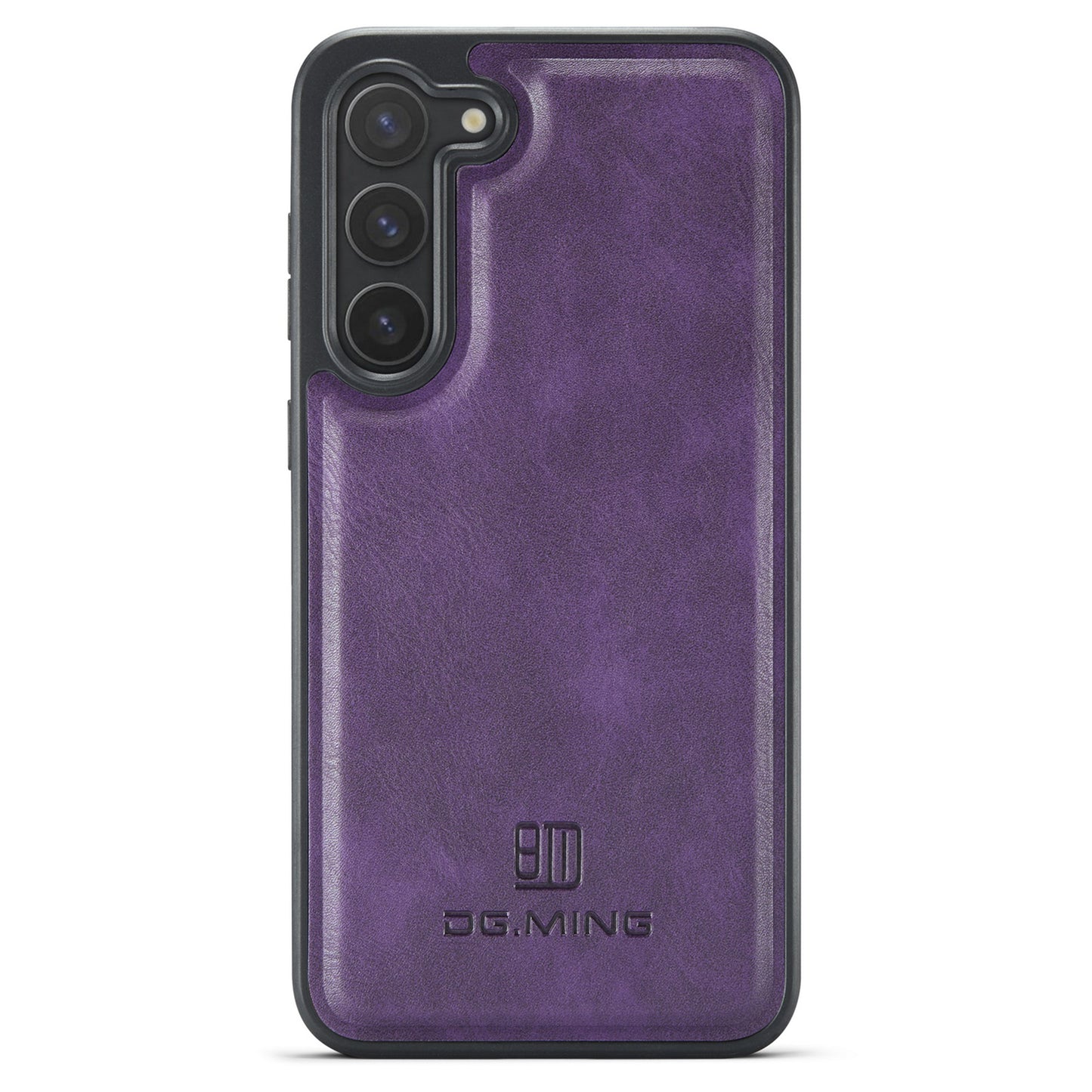 DG.MING For Samsung Galaxy S24+ Cell Phone Case Anti-drop PU Leather Coating Cover - Purple