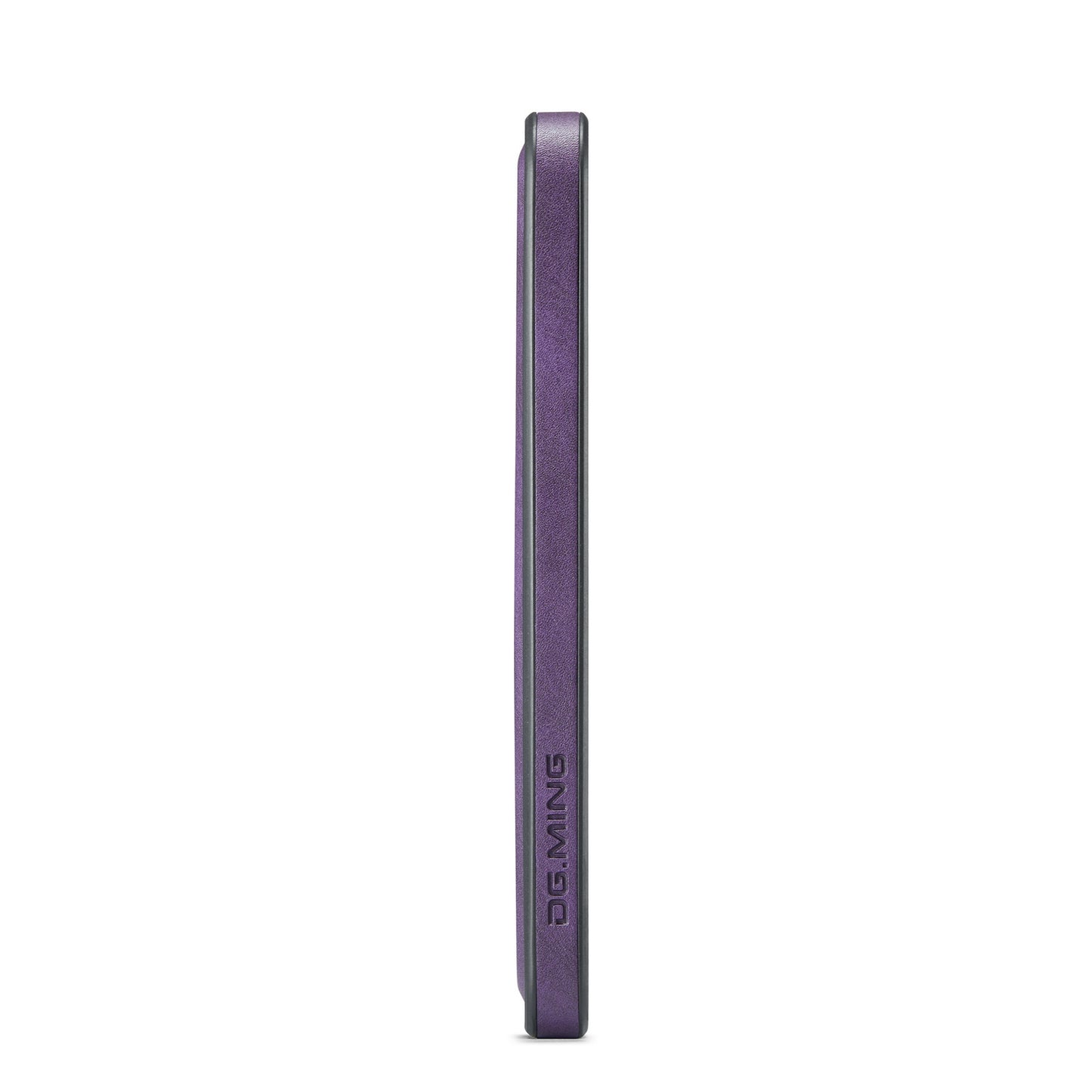 DG.MING For Samsung Galaxy S24+ Cell Phone Case Anti-drop PU Leather Coating Cover - Purple