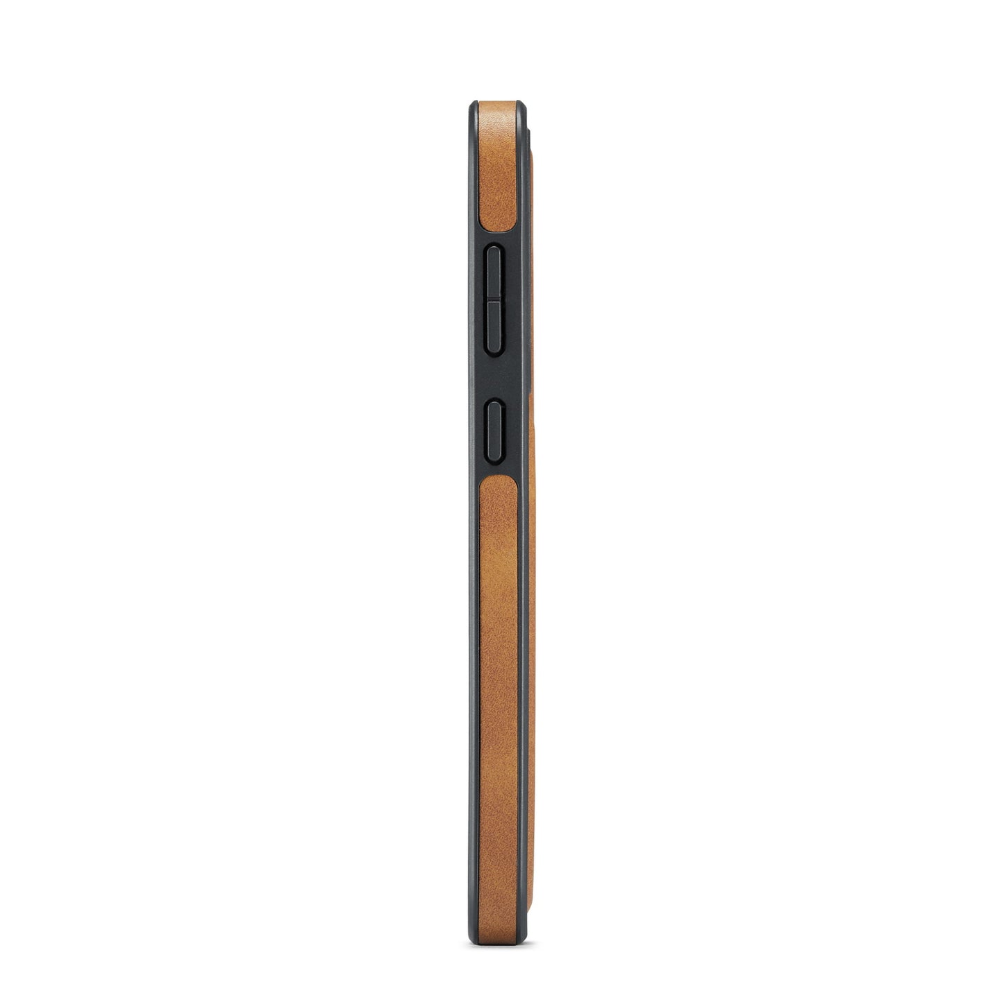DG.MING For Samsung Galaxy S24+ Cell Phone Case Anti-drop PU Leather Coating Cover - Brown