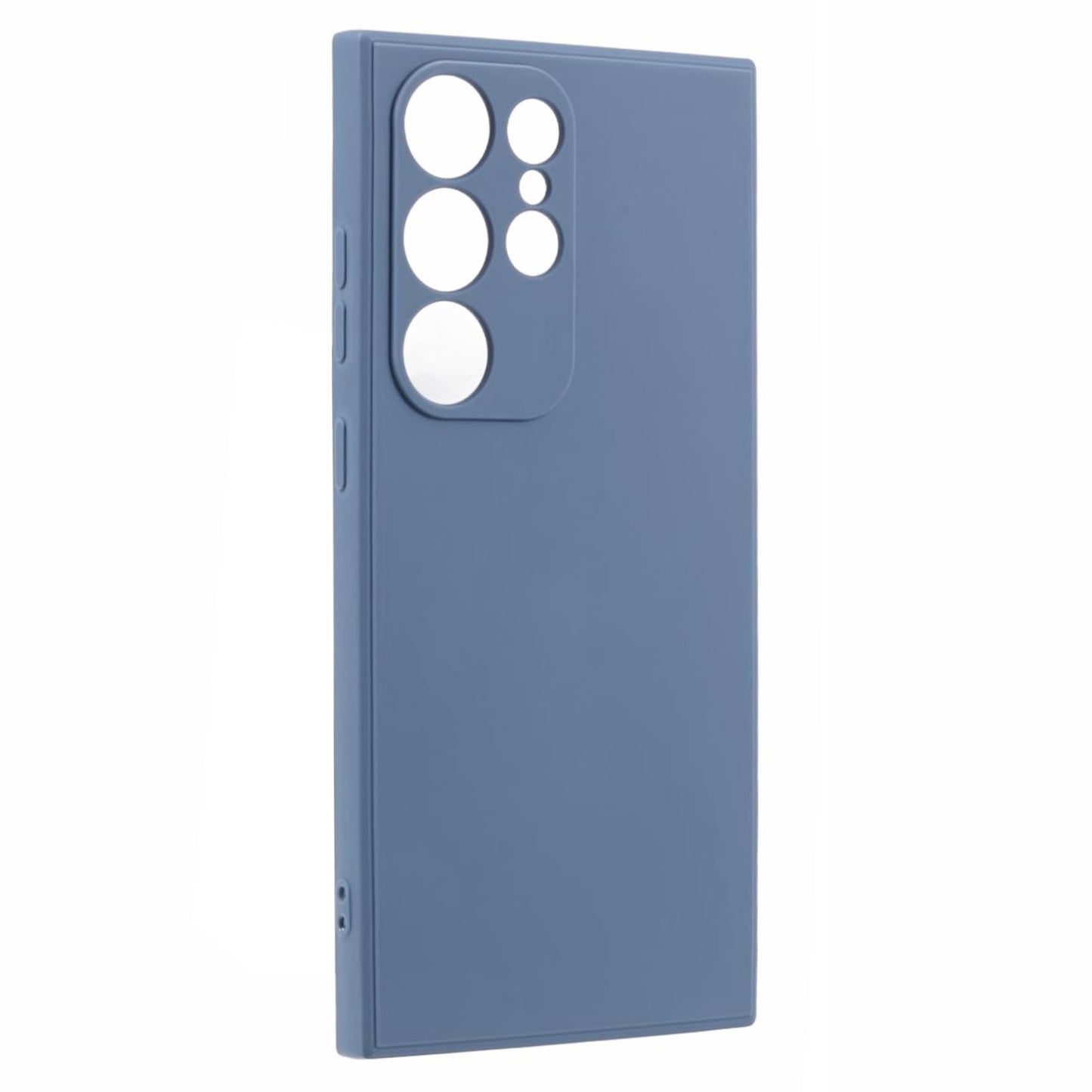 For Samsung Galaxy S24 Ultra TPU Case Straight Edge Protective Phone Cover - Lavender Grey