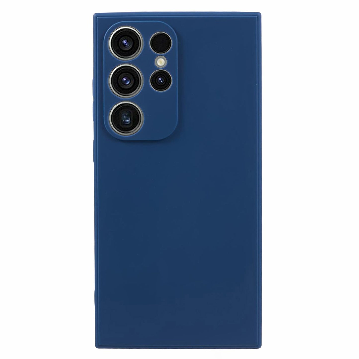 For Samsung Galaxy S24 Ultra TPU Case Straight Edge Protective Phone Cover - Sapphire