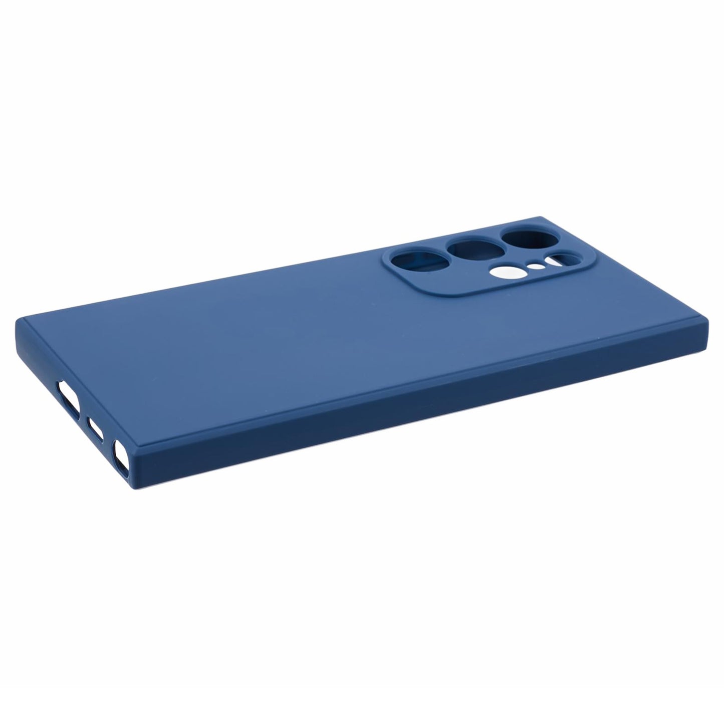 For Samsung Galaxy S24 Ultra TPU Case Straight Edge Protective Phone Cover - Sapphire