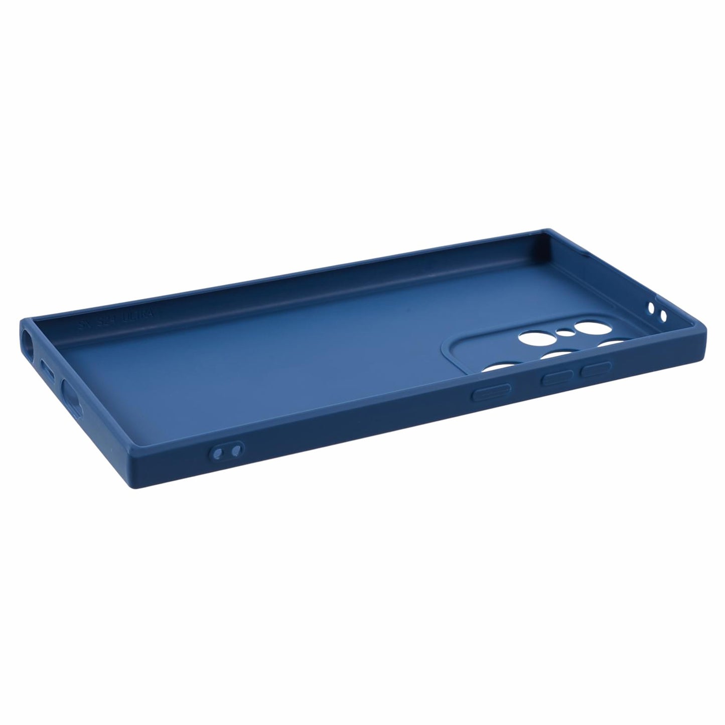 For Samsung Galaxy S24 Ultra TPU Case Straight Edge Protective Phone Cover - Sapphire