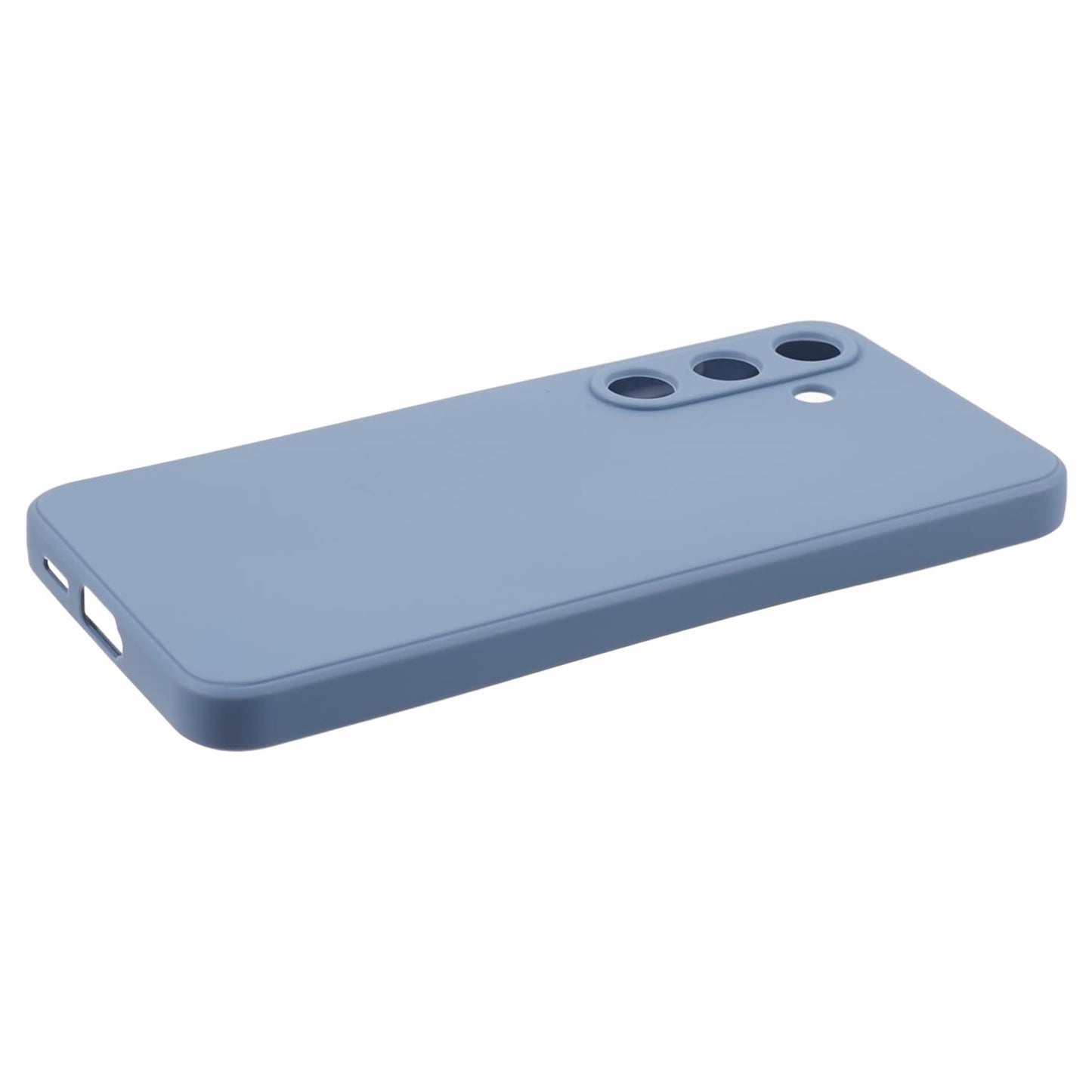 For Samsung Galaxy S24 TPU Case Straight Edge Camera Protection Phone Cover - Lavender Grey