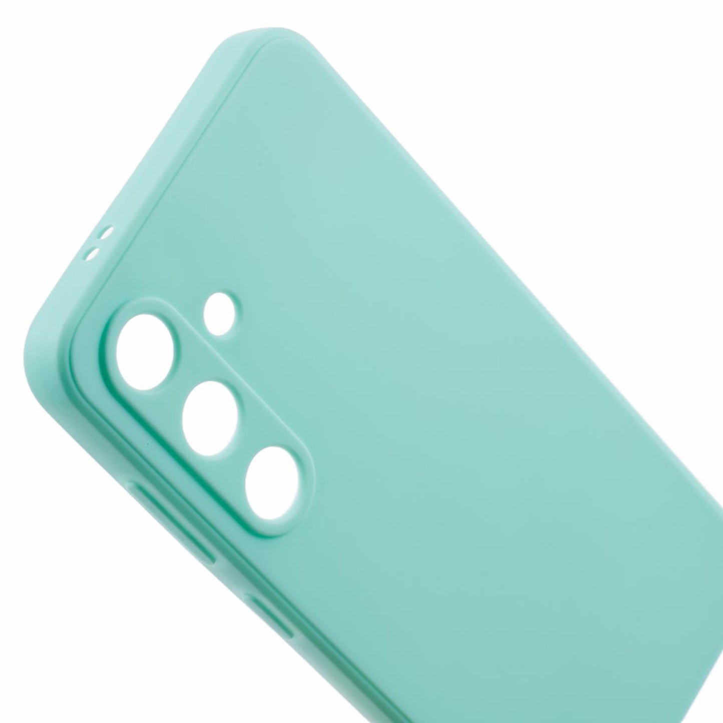 For Samsung Galaxy S24 TPU Case Straight Edge Camera Protection Phone Cover - Baby Blue