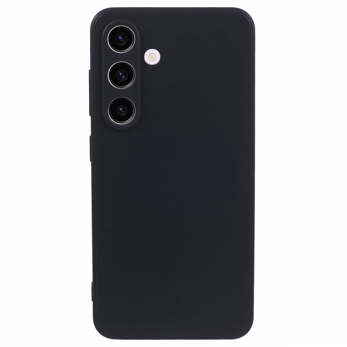 For Samsung Galaxy S24 TPU Case Straight Edge Camera Protection Phone Cover - Black