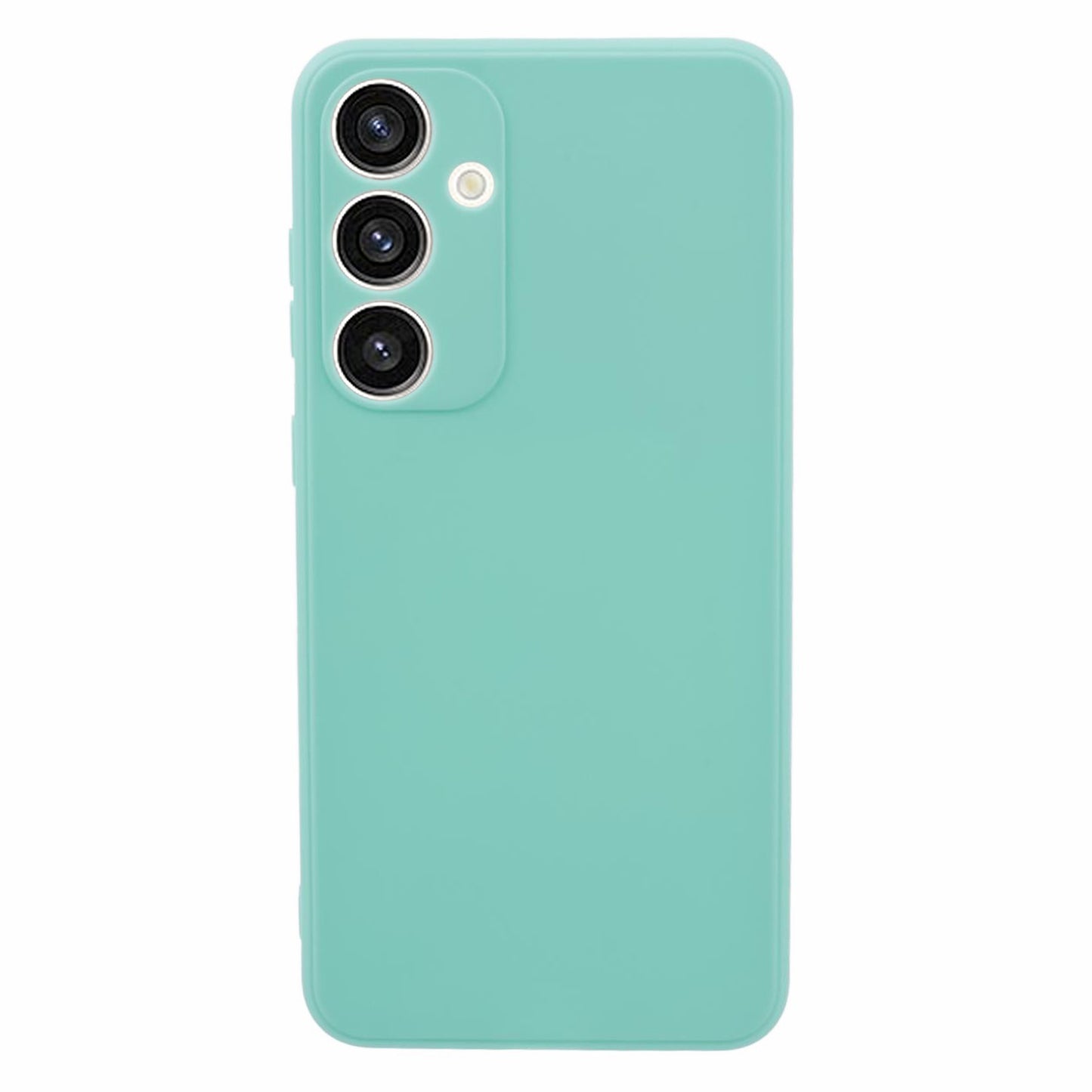 For Samsung Galaxy S24+ Phone Case Straight Edge Slim Design TPU Cover - Baby Blue