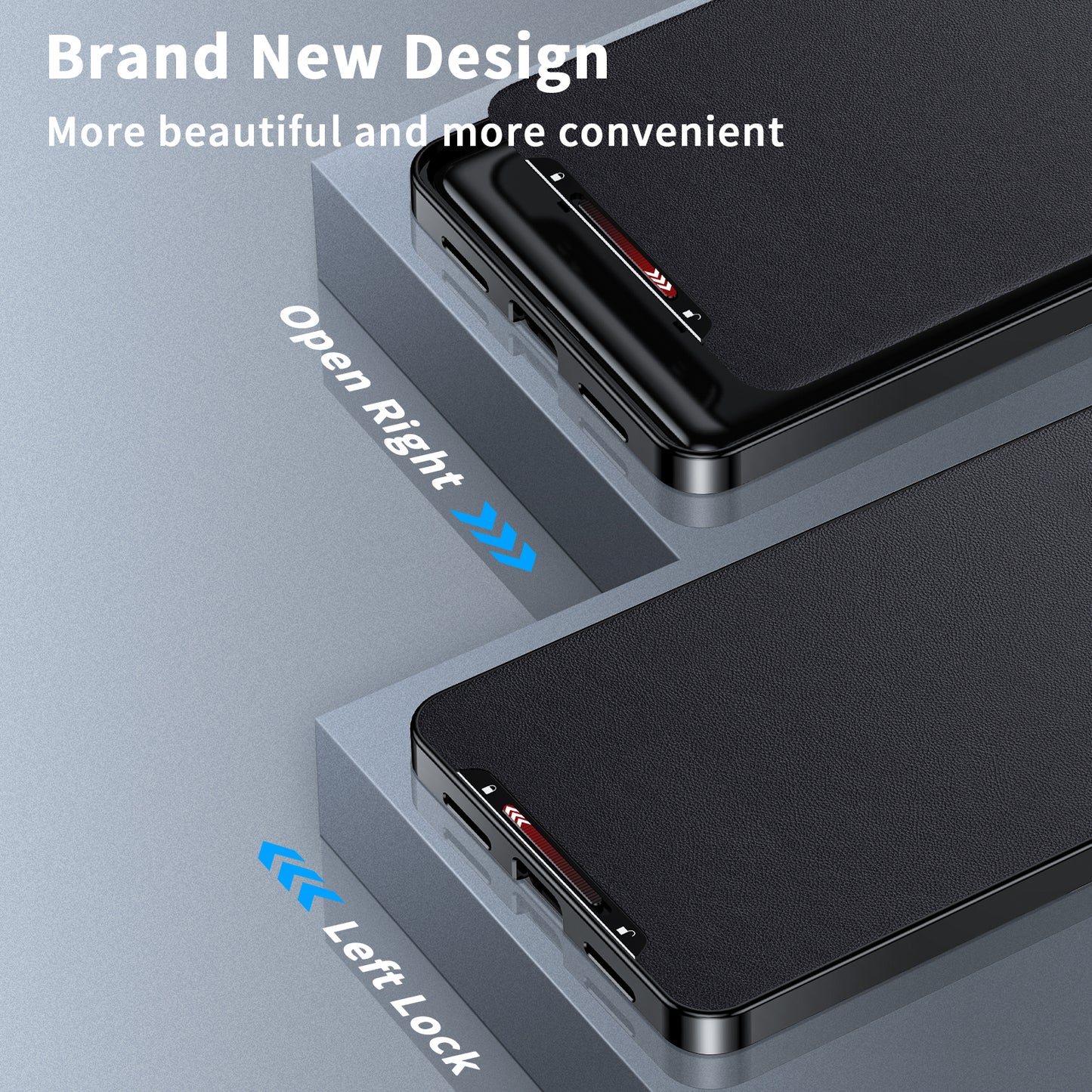 For Samsung Galaxy S24 Ultra Magnetic Case Metal Frame Leather+PC Matte Cover - Black