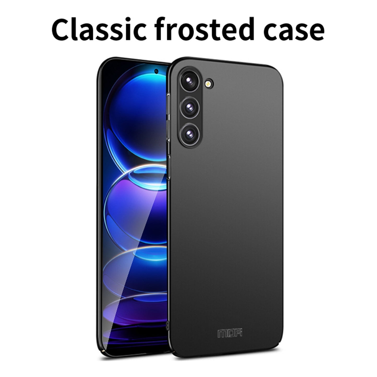 MOFI JK PC Series-1 Shield For Samsung Galaxy S24+ Case PC Phone Shell Shockproof Phone Cover - Black