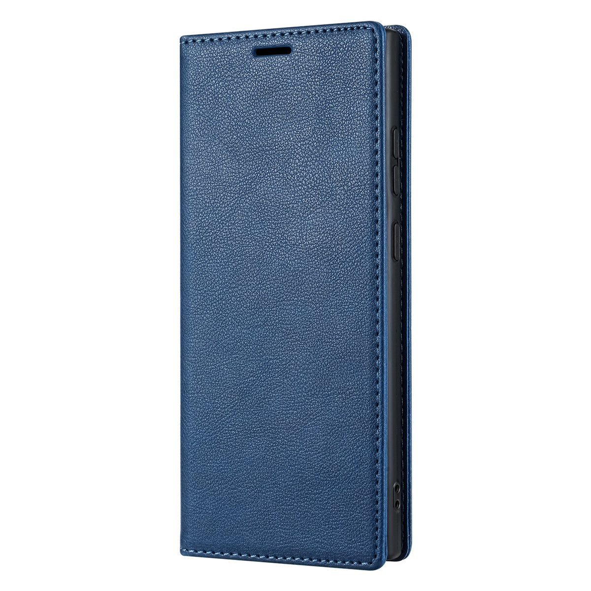 BKS-001 For Samsung Galaxy S24 Ultra Case PU Leather Stand Wallet Phone Protector - Blue