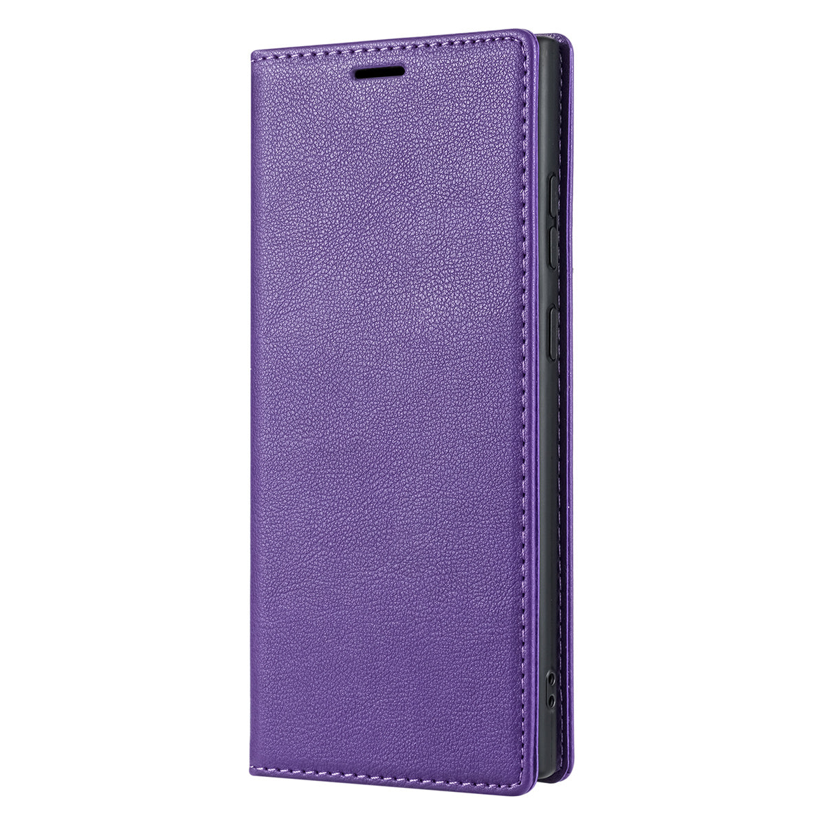 BKS-001 For Samsung Galaxy S24 Ultra Case PU Leather Stand Wallet Phone Protector - Purple