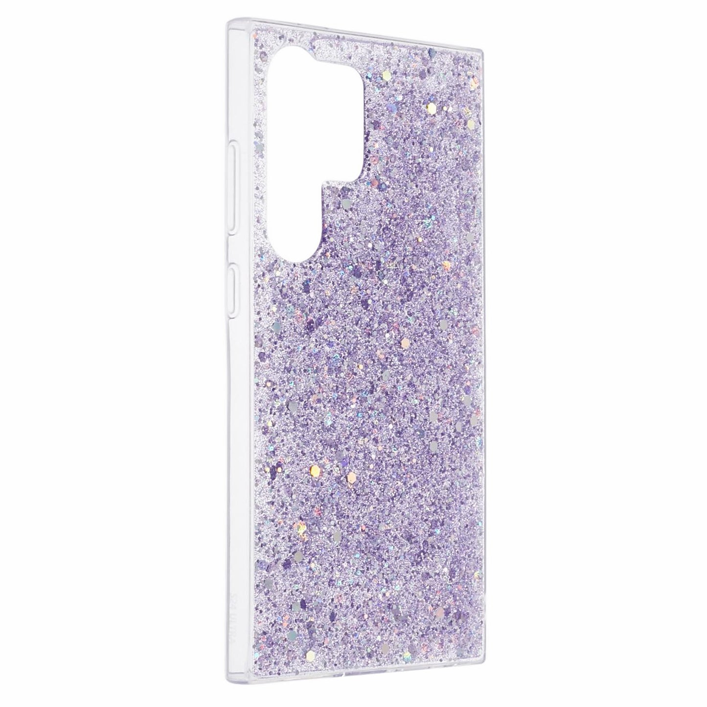 For Samsung Galaxy S24 Ultra Case Shiny Glitter Sequins Soft TPU Phone Cover - Purple