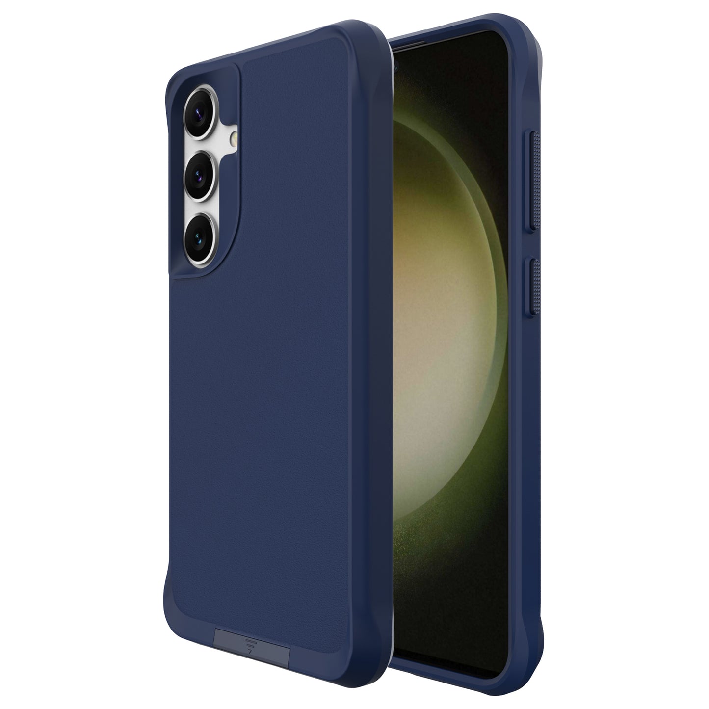 Taurustar Series For Samsung Galaxy S24+ Magnetic Phone Case PC+TPU Drop-resistant Kickstand Back Cover - Blue