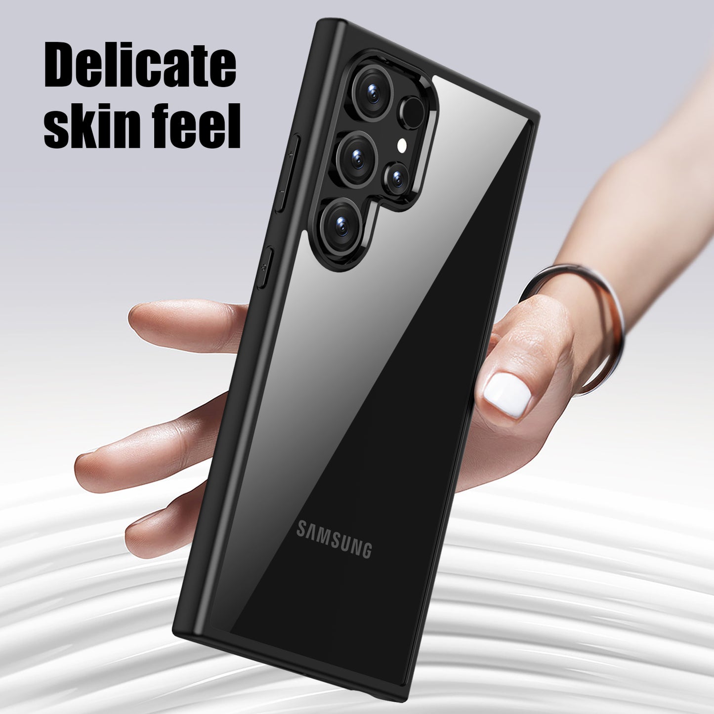 For Samsung Galaxy S24 Ultra Case Shockproof Slim Hard PC+Soft TPU Phone Shell - Green