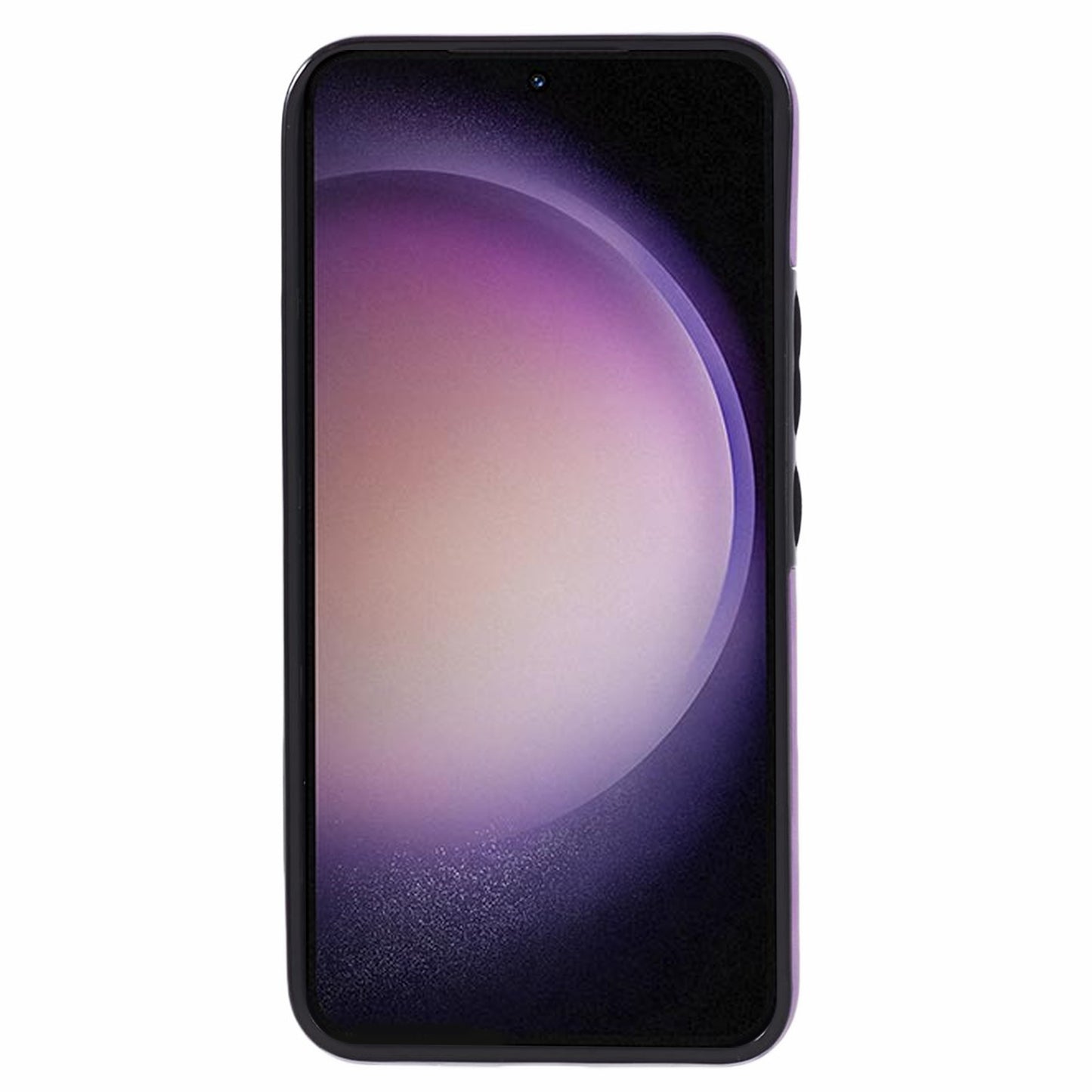 For Samsung Galaxy S24 Case Wallet Retro PU+TPU Kickstand Anti-drop Phone Cover - Purple