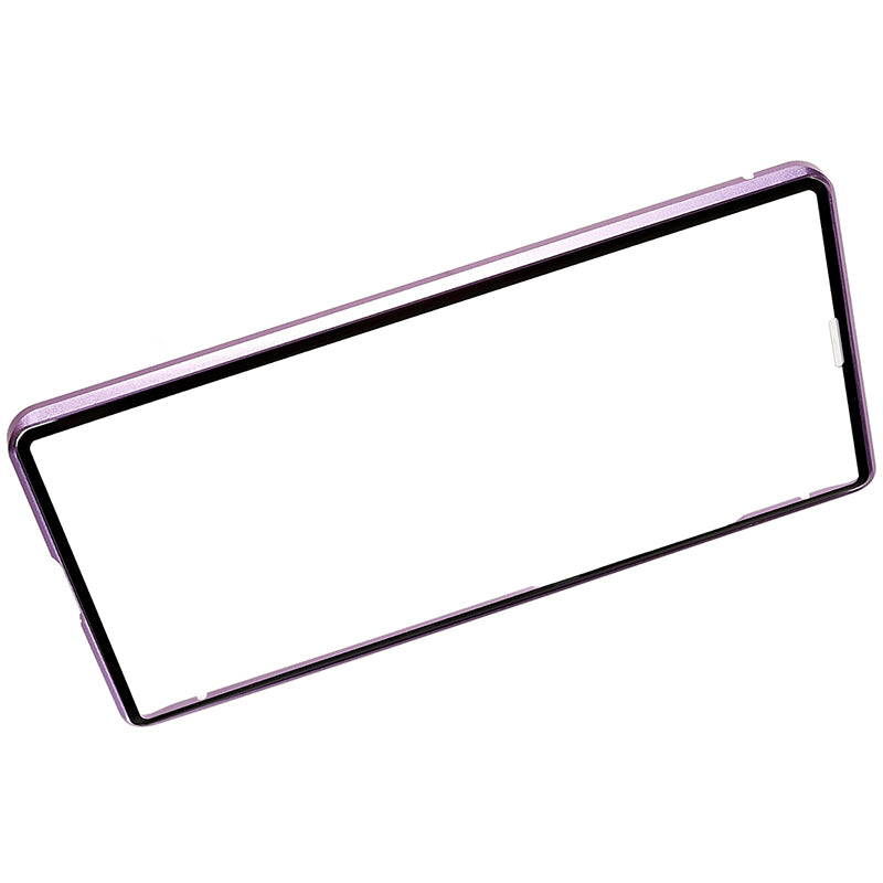 For Samsung Galaxy S24 Ultra Case Magnetic Tempered Glass Double-Sided Phone Cover - Purple