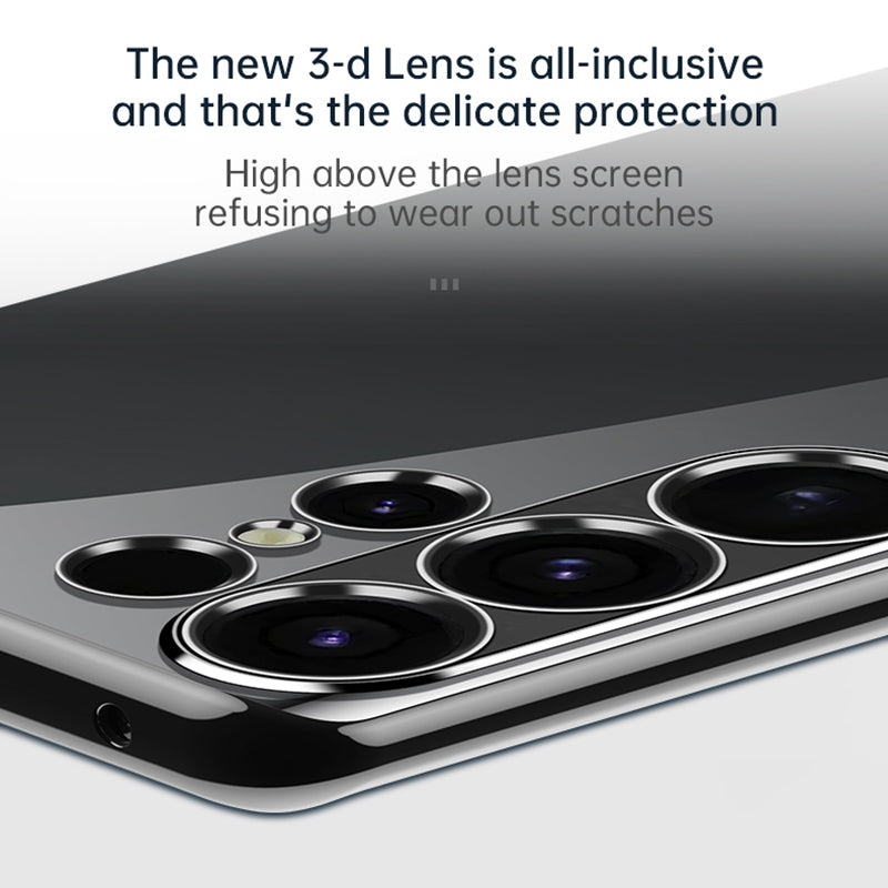 SULADA For Samsung Galaxy S24 Ultra Case Ultra-Thin Electroplated Clear Phone Cover - Gold