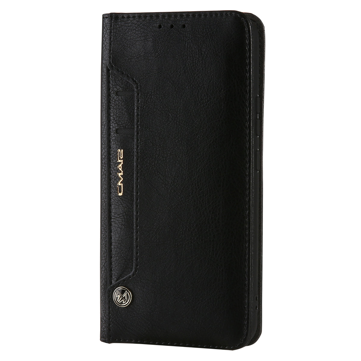 CMAI2 For Samsung Galaxy S24 Ultra Case Anti-drop Leather Stand Wallet Mobile Phone Cover - Black