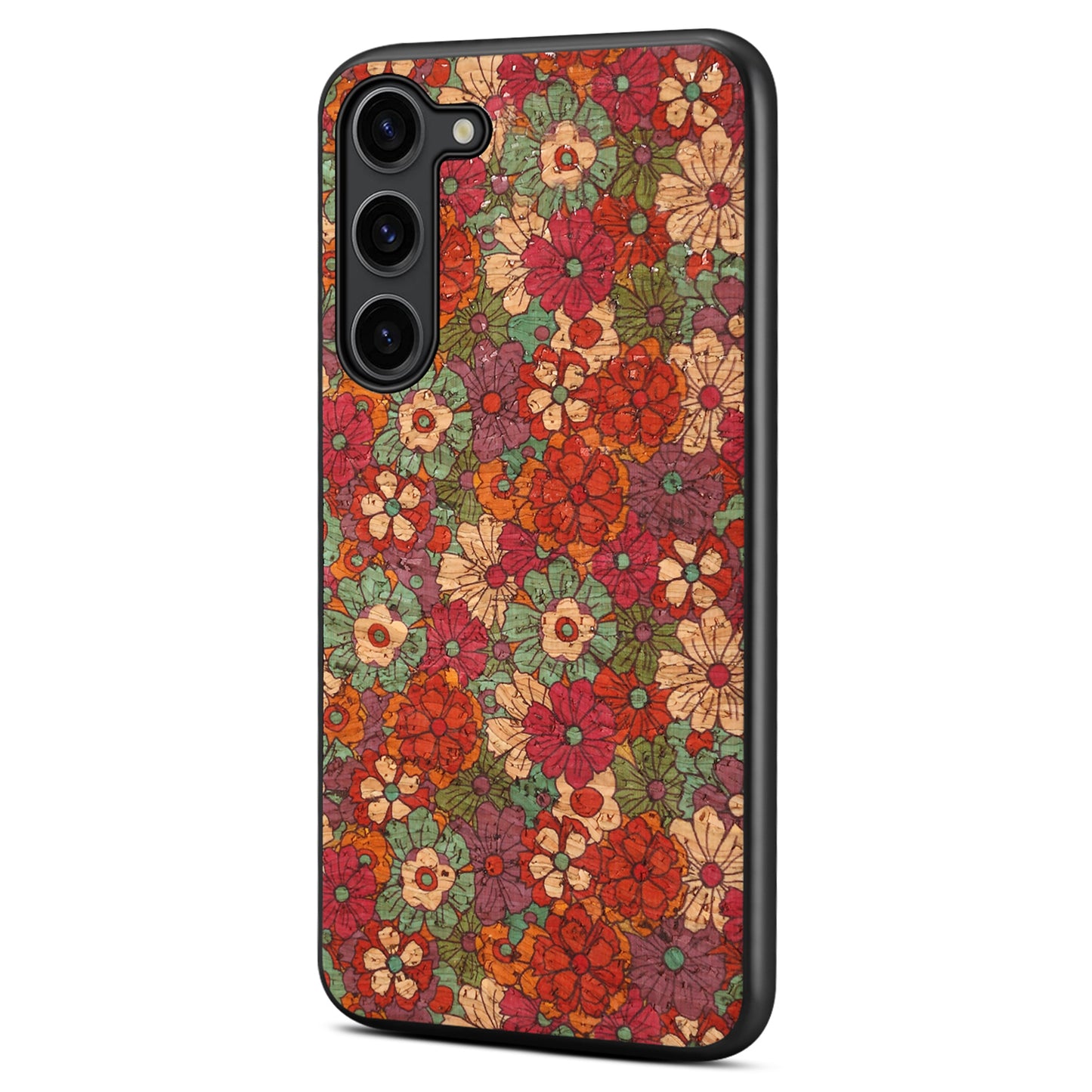 For Samsung Galaxy S24+ Phone Case Four Seasons Floral Elegance - Summer / Red