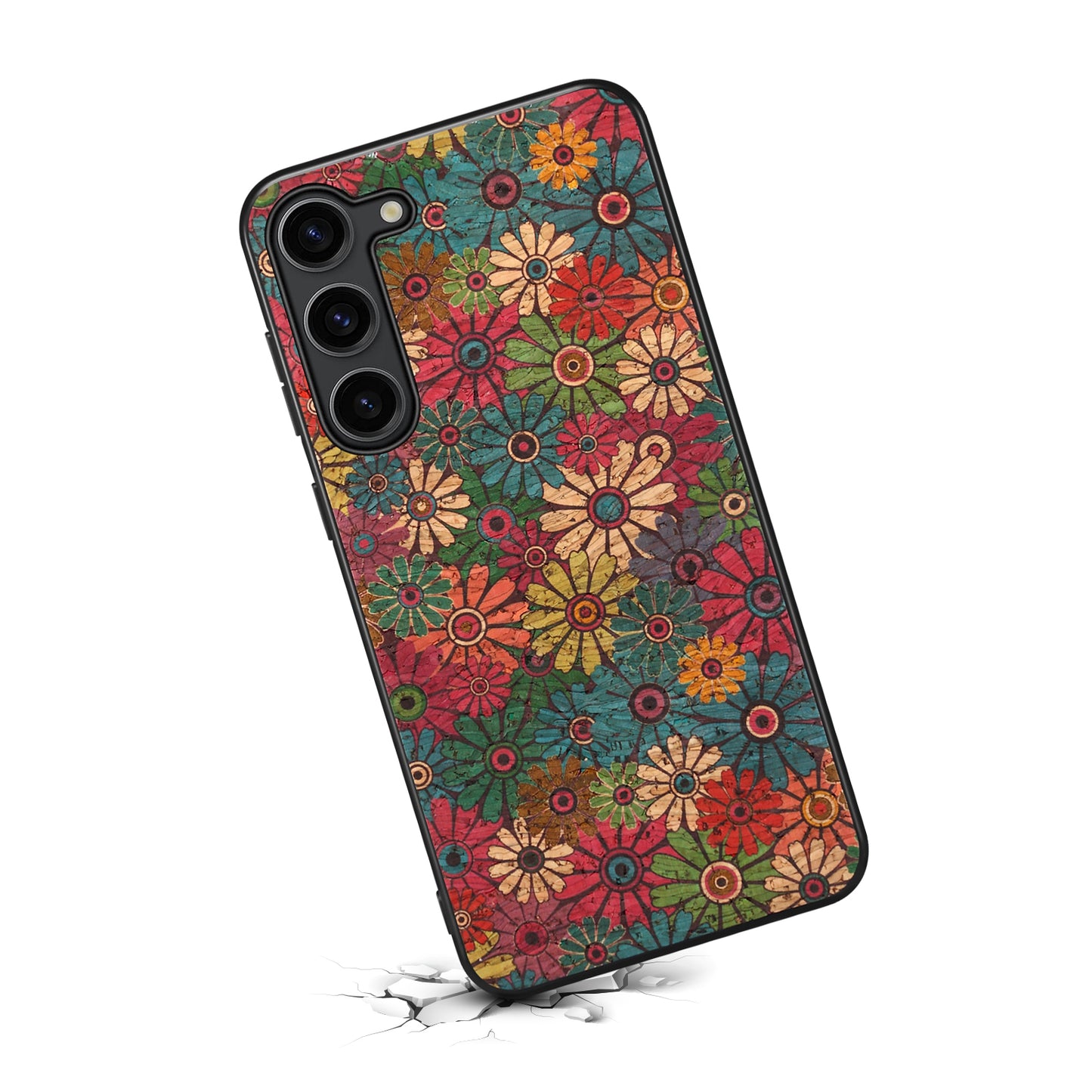 For Samsung Galaxy S24+ Phone Case Four Seasons Floral Elegance - Spring / Green