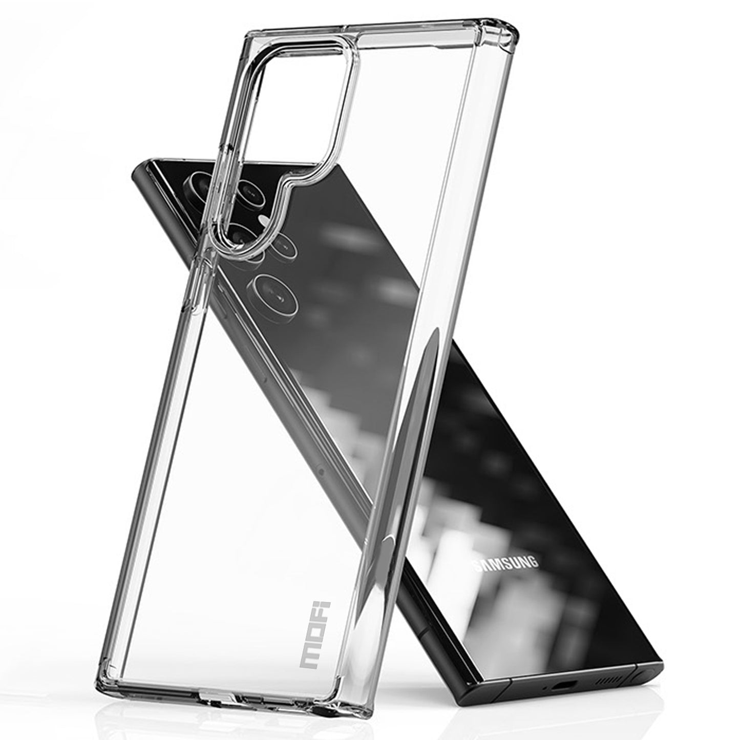 MOFI For Samsung Galaxy S24 Ultra TPU Case Soft Phone Cover HD Transparent