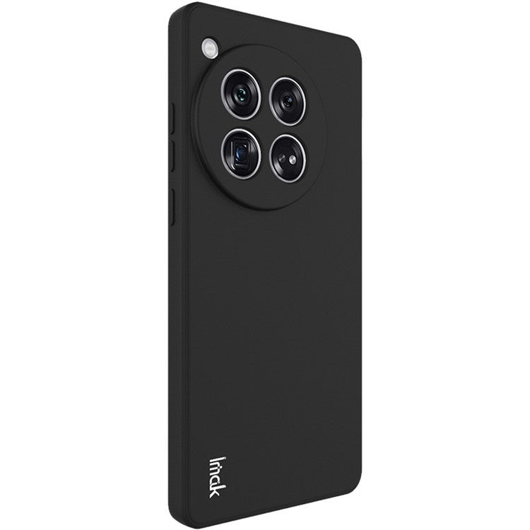 IMAK UC-4 Series for OnePlus 12 5G Cell Phone Case Drop-resistant Straight Edge Protective Cover - Black