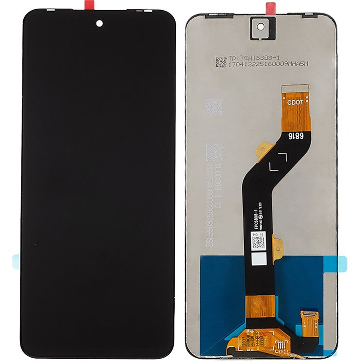 For TECNO Pova Neo 3 4G LH6n Grade C LCD Screen and Digitizer Assembly Part (Without Logo)