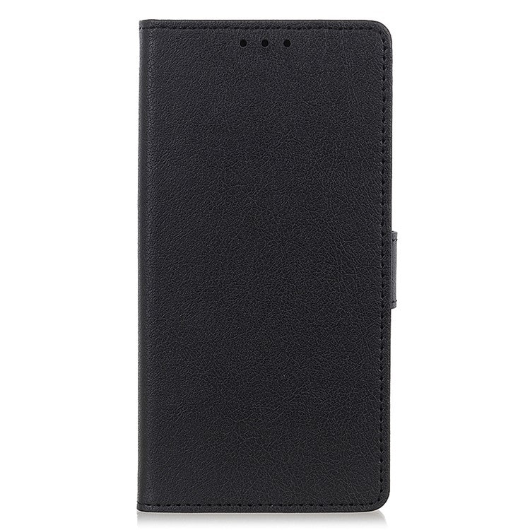 For OnePlus 12 5G PU Leather Case Phone Cover Stand Wallet - Black