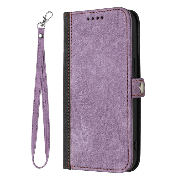 YX0020 For Oppo A79 5G / A2 5G Phone Case PU Leather Wallet Stand - Purple