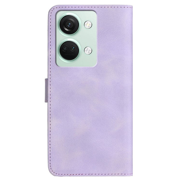 YX0030 For OnePlus Ace 2V / Nord 3 5G Case Leather Smile Pattern Phone Cover Wallet - Purple